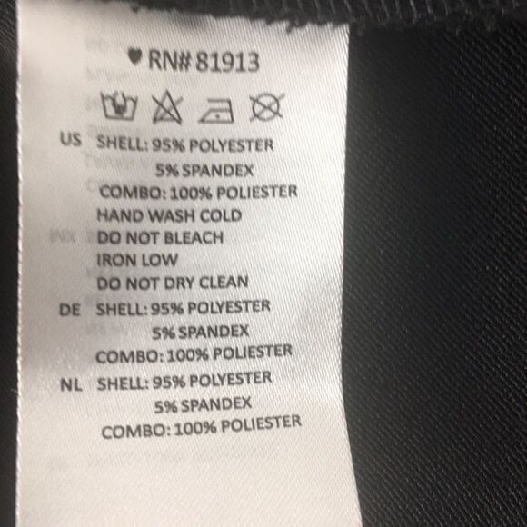 Cooper & Ella Black Crepe Lace Trim Tank Top - Picture 6 of 7